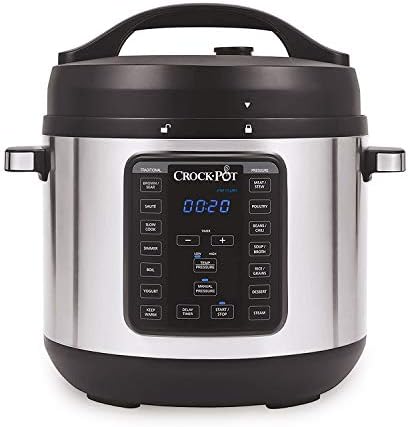 Smart Digital Crock-Pot 8 Quart Express Crock Multi-Use Pressure Cooker S05K - Digital Pressure Cooker with Multi-Safety Protection - Default Title