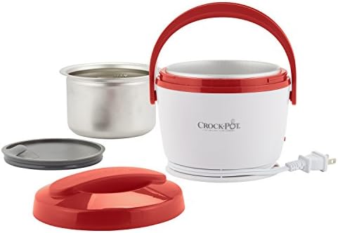 Mini Personal Crock-Pot Portable Lunch Food Warmer – Red S04M - Portable Electric Lunch Box Food Warmer Detail