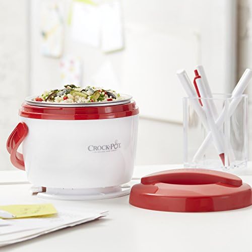 Mini Personal Crock-Pot Portable Lunch Food Warmer – Red S04M - Portable Electric Lunch Box Food Warmer Detail