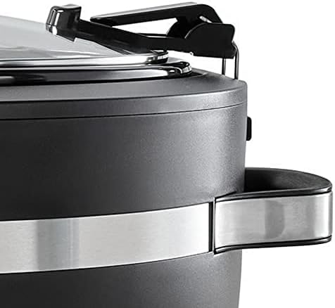 Oval Ceramic Crock-Pot Thermoshield 6 Quart Slow Cooker with Carry Handles S12S - Programmable Slow Cooker with Oval Ceramic Pot Detail