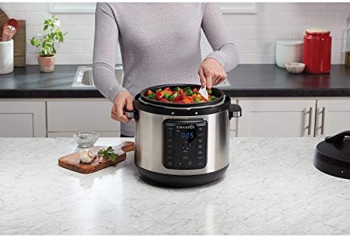 Smart Digital Crock-Pot 8 Quart Express Crock Multi-Use Pressure Cooker S05K - Digital Pressure Cooker with Multi-Safety Protection Detail