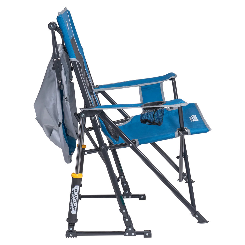 Luxury Camp SunShade Rocker - Choice 550 - Patented Spring-Action Rocking Chair for Camping Detail