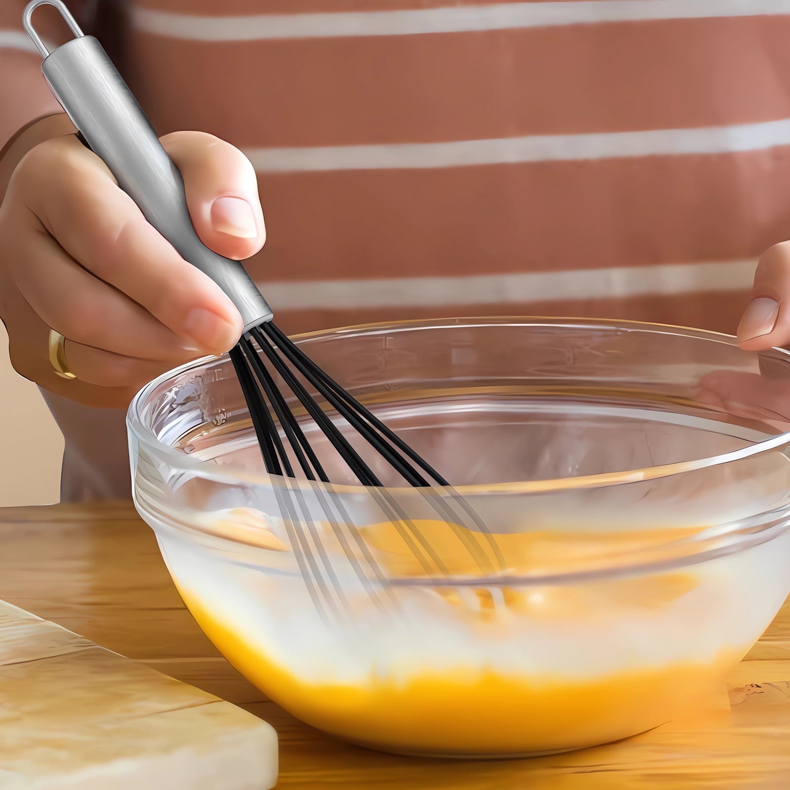 Heat-Resistant Silicone Cooking Utensils Set - 446°F Heat Resistant Kitchen Utensils,Turner Tongs,Spatula,Spoon,Brush,Whisk,Ki... - Heat-Resistant Silicone Cooking Spatula Turner Detail