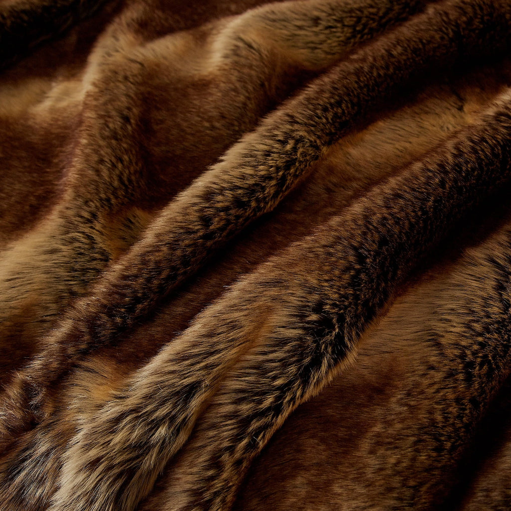 Cozy Fleece Luxury Faux Fur Throw Blanket for Bed Super Thick Warm Long Fluff Fuzzy Blankets for Bedroom Living Room, 60" x 80", ... - Super Soft Reversible Sherpa Flannel Blanket Detail