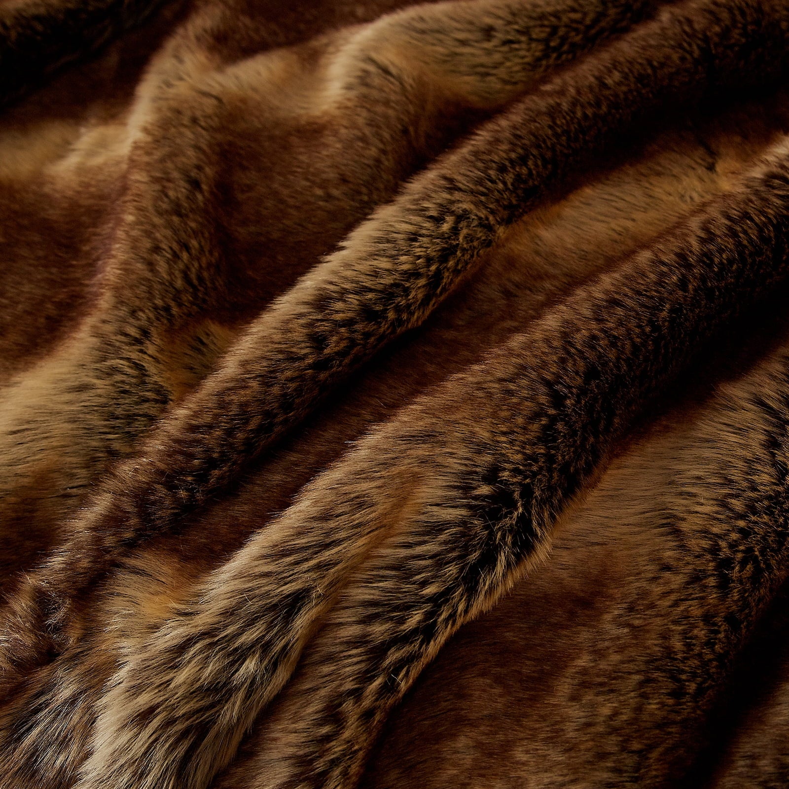 Cozy Fleece Luxury Faux Fur Throw Blanket for Bed Super Thick Warm Long Fluff Fuzzy Blankets for Bedroom Living Room, 60" x 80", ... - Super Soft Reversible Sherpa Flannel Blanket Detail