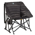 Patented Spring-Action Puff Rocker - Choice 731 - Patented Spring-Action Rocking Chair for Camping - Black