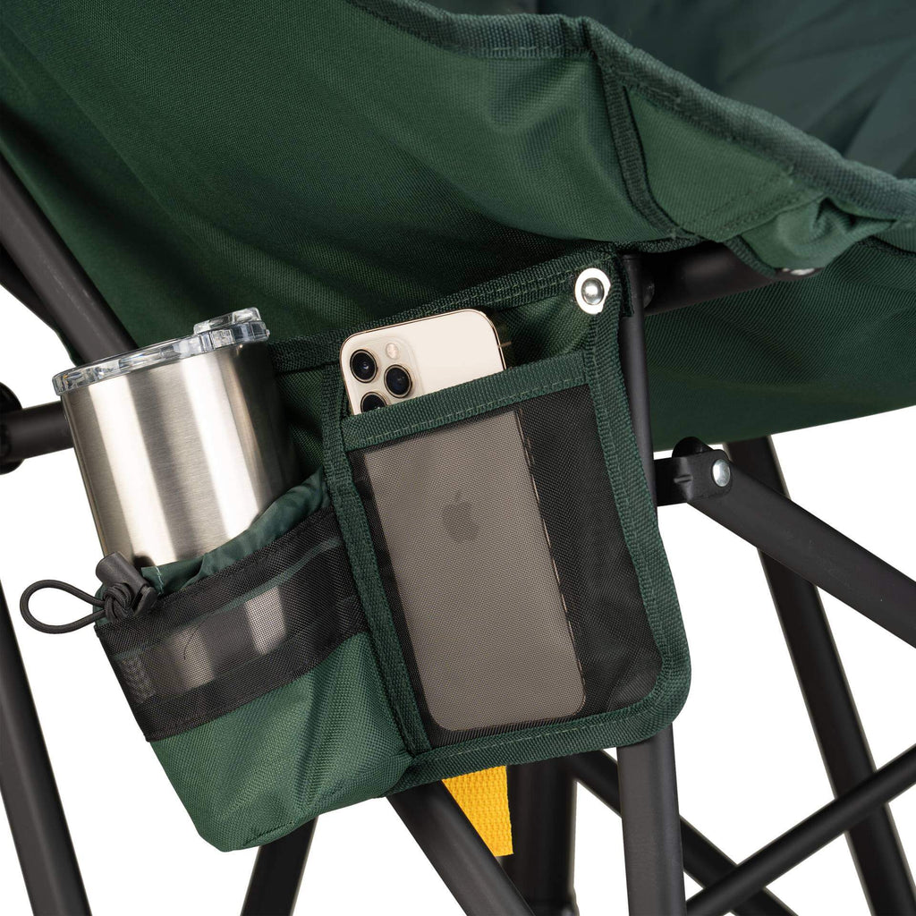 Patented Spring-Action Puff Rocker - Choice 731 - Patented Spring-Action Rocking Chair for Camping Detail