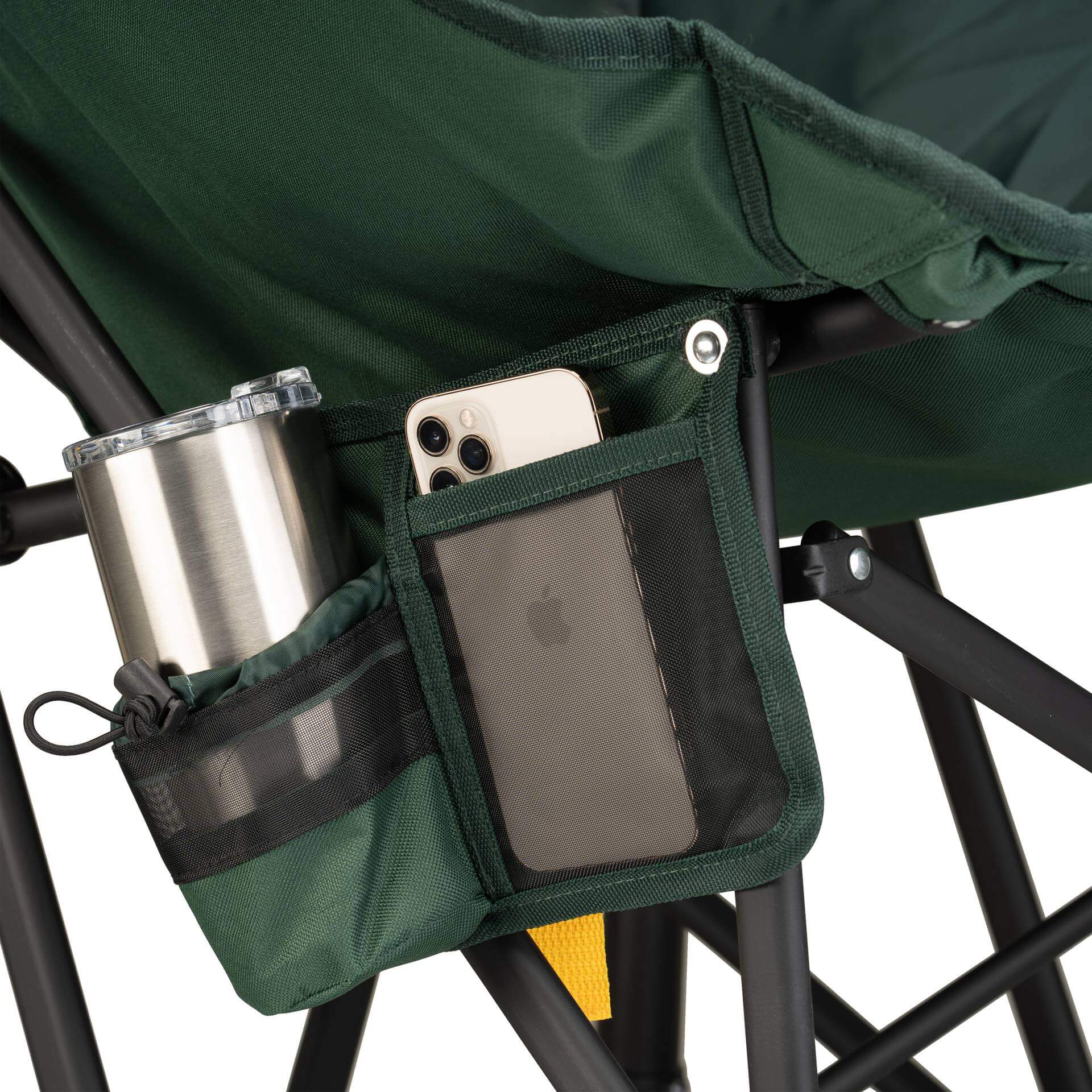 Patented Spring-Action Puff Rocker - Choice 731 - Patented Spring-Action Rocking Chair for Camping Detail