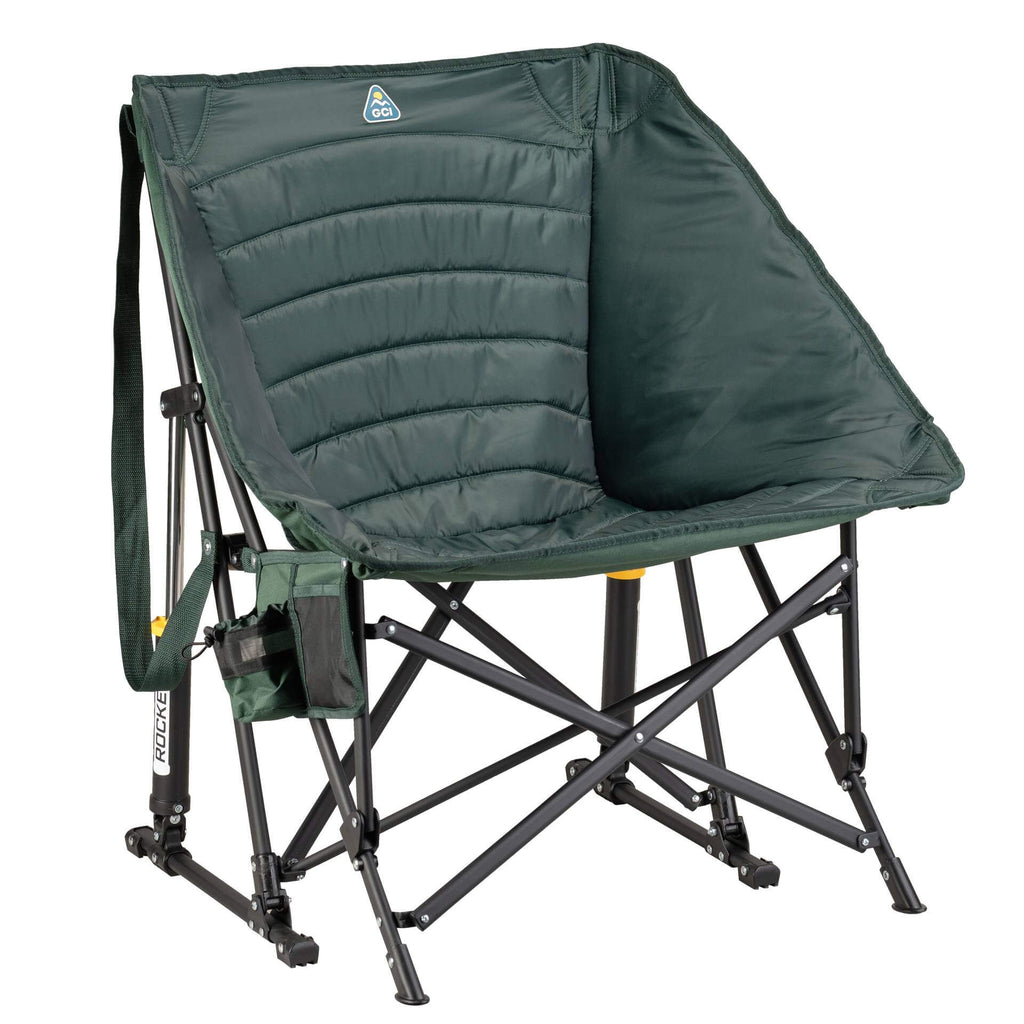 Patented Spring-Action Puff Rocker - Choice 731 - Patented Spring-Action Rocking Chair for Camping - Hunter