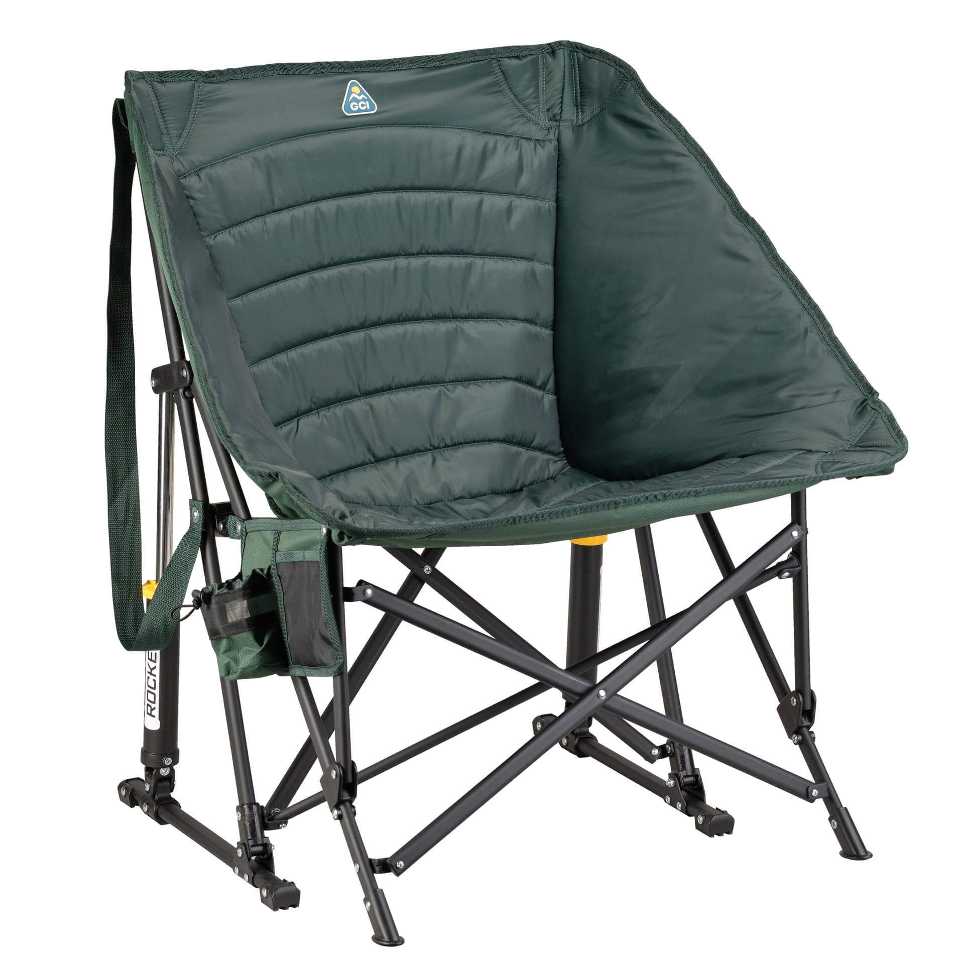 Patented Spring-Action Puff Rocker - Choice 731 - Patented Spring-Action Rocking Chair for Camping - Hunter