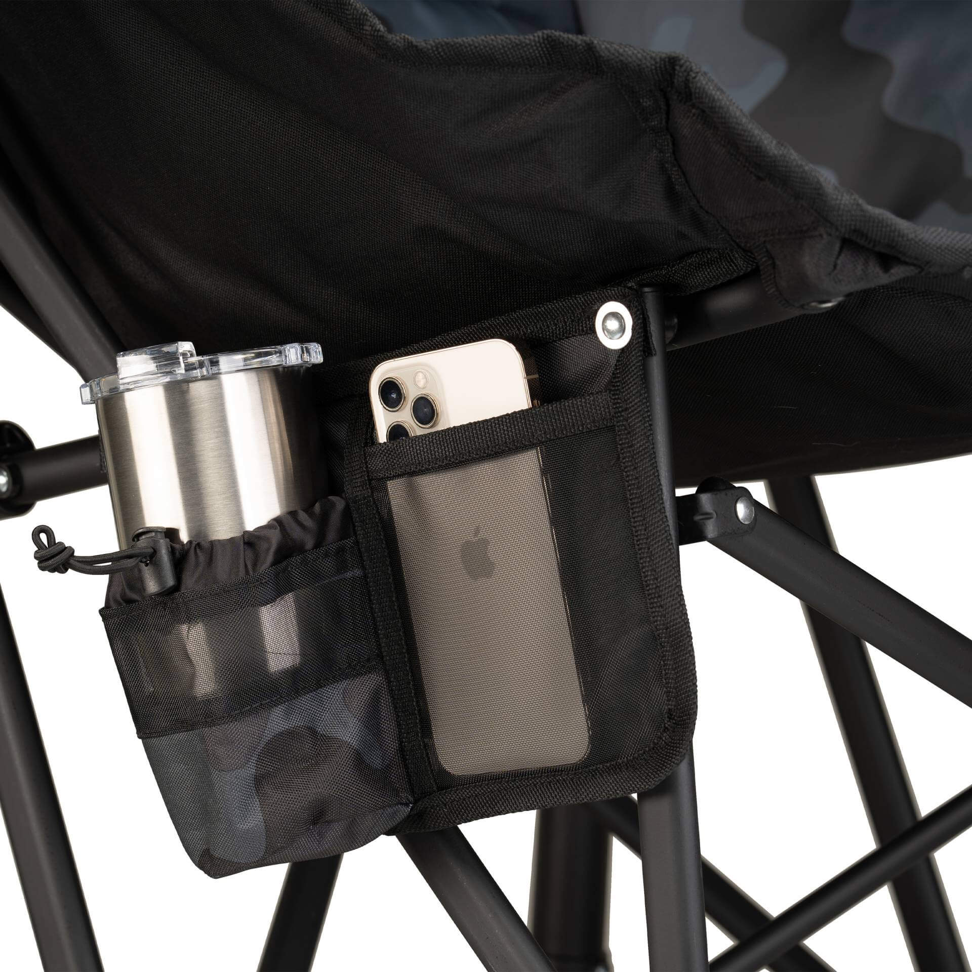 Patented Spring-Action Puff Rocker - Choice 731 - Patented Spring-Action Rocking Chair for Camping Detail