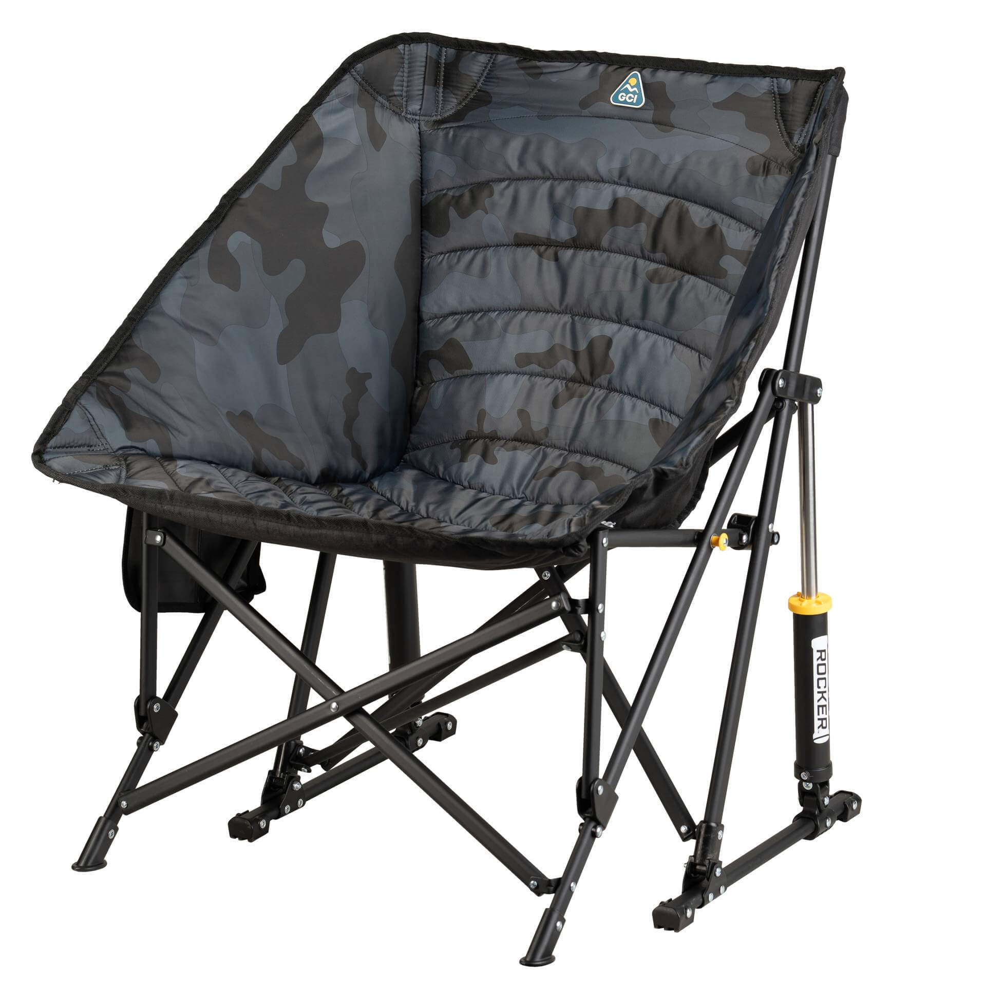 Patented Spring-Action Puff Rocker - Choice 731 - Patented Spring-Action Rocking Chair for Camping Detail