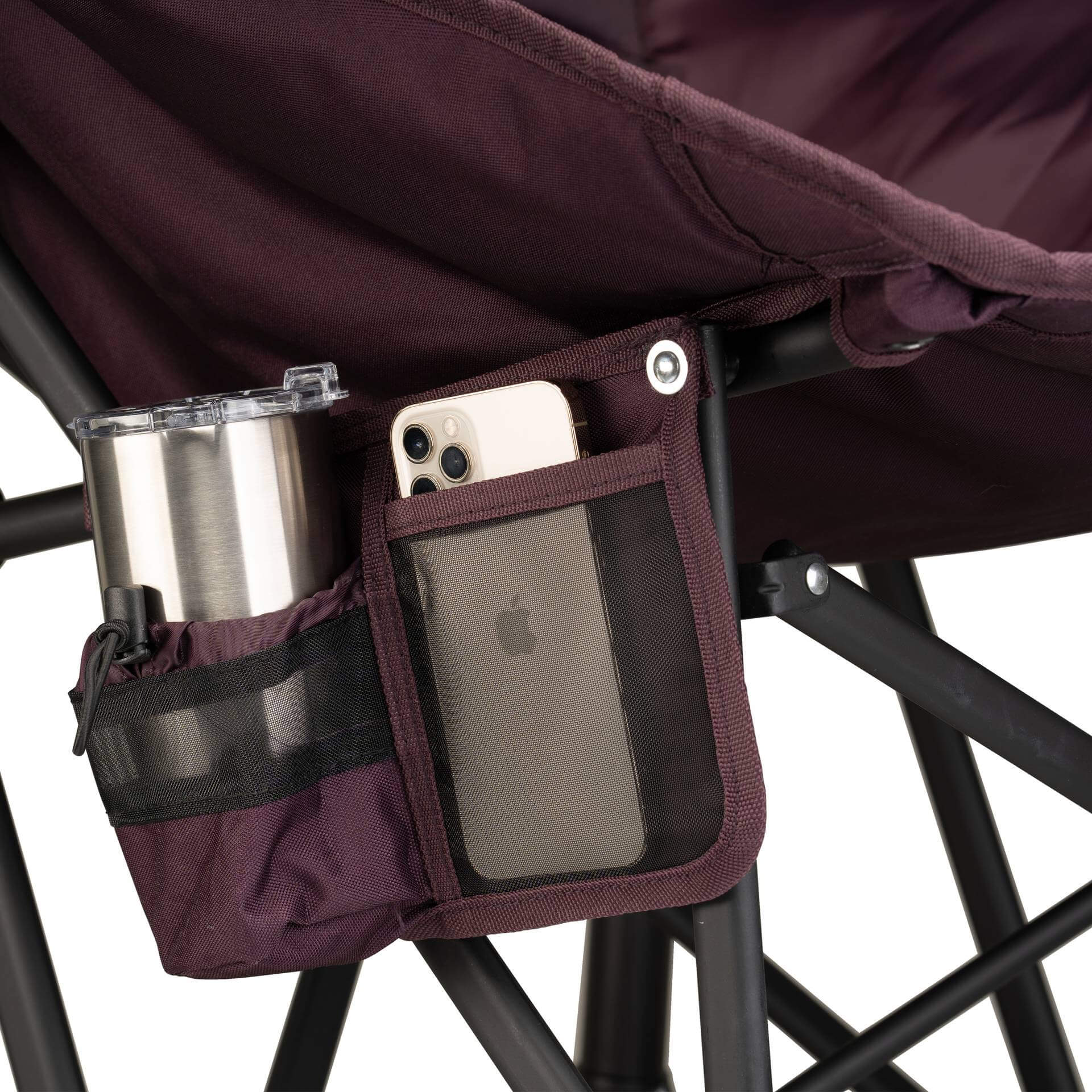 Patented Spring-Action Puff Rocker - Choice 731 - Patented Spring-Action Rocking Chair for Camping Detail