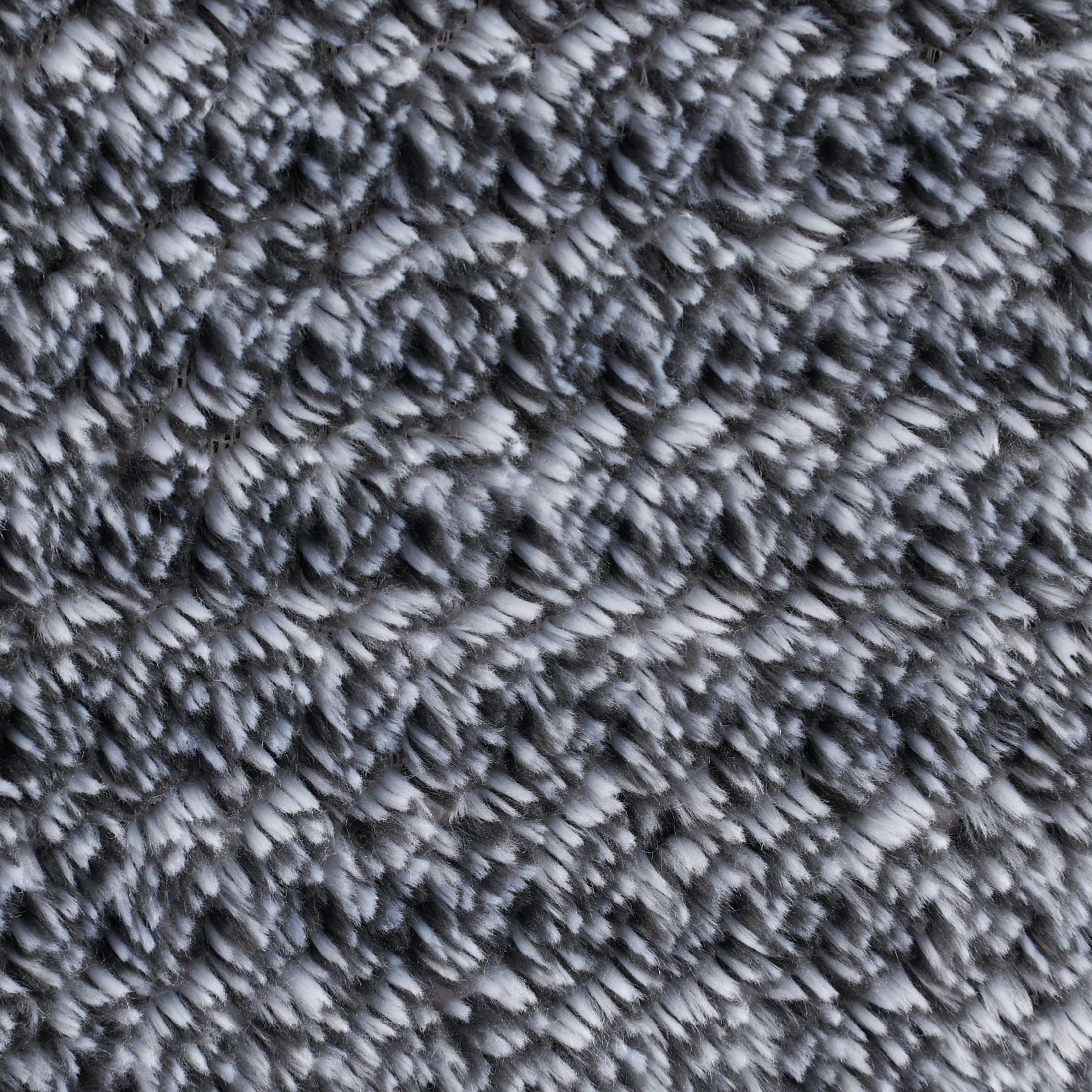Lightweight Warm Plush Textured Heathered Soft Oversized Throw Blanket, Gray - Lightweight Plush Warm Blanket for All Seasons Detail