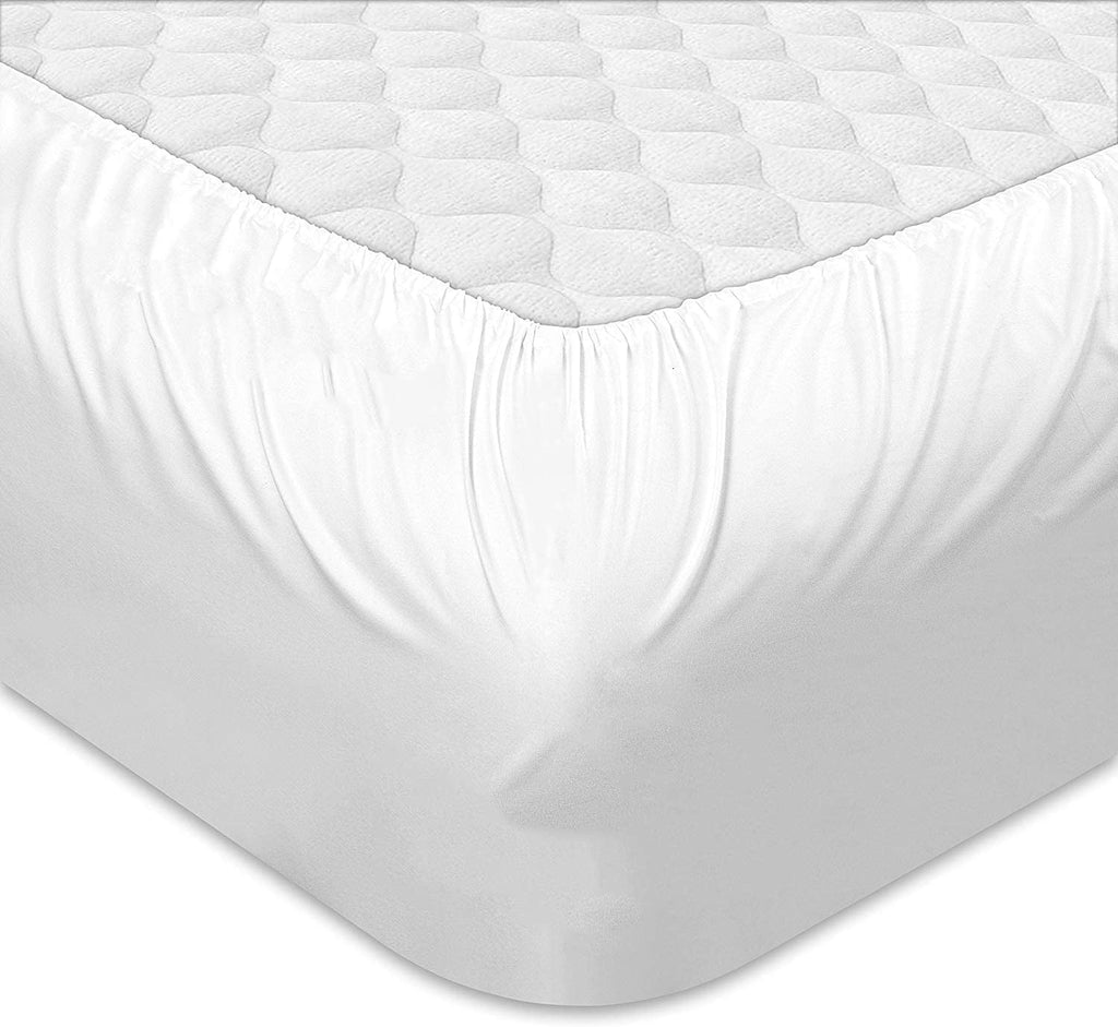 Cooling Sateen 100% Cotton Hospital Bedsheets Set - 1 Flat Sheet, 1 Fitted Sheet (10" Inch) Deep Pocket, 1 Pillowcase, Best & Comfor... - Luxury Bed Sheet Set with Deep Pockets Detail