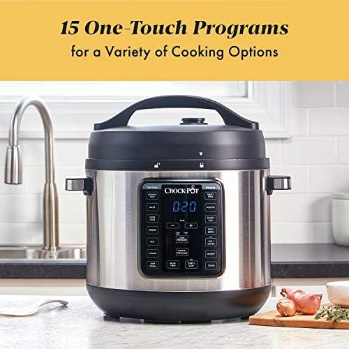 Smart Digital Crock-Pot 8 Quart Express Crock Multi-Use Pressure Cooker S05K - Digital Pressure Cooker with Multi-Safety Protection Detail