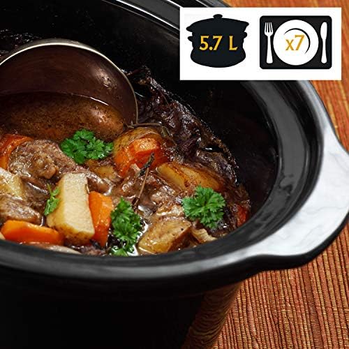 Digital Control Crock-Pot Cook & Carry 6 Quart Portable Slow Cooker S07N - Large Capacity Electric Stew Pot & Slow Cooker Detail