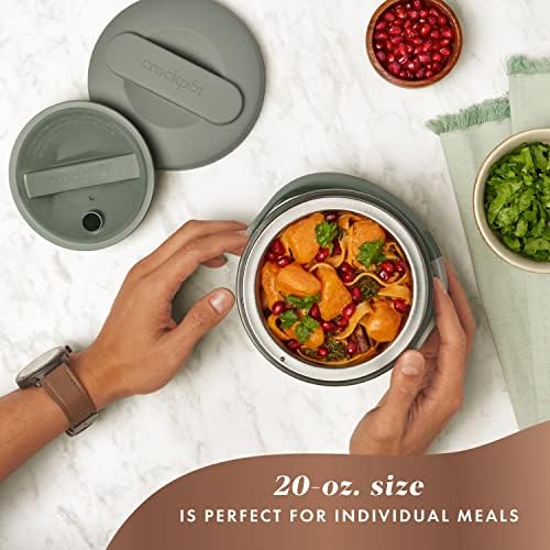 Portable Electric Crock-Pot Portable Electric Lunch Box Food Warmer – Green S21D - Mini Personal Food Warmer for Healthy Meal Prep Detail