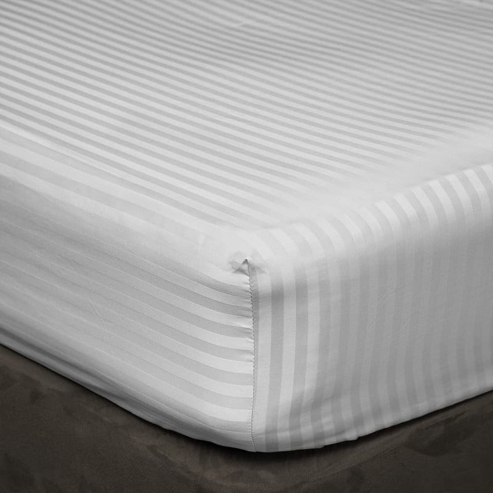 Ultra-Soft 4 Piece 100% Egyptian Cotton Bed Sheets Set - Luxury Soft & Sheets - Deep Pocket of 16" Inch - Hotel Style Silky Bedd... - Breathable Egyptian Cotton Flat & Fitted Sheets Detail