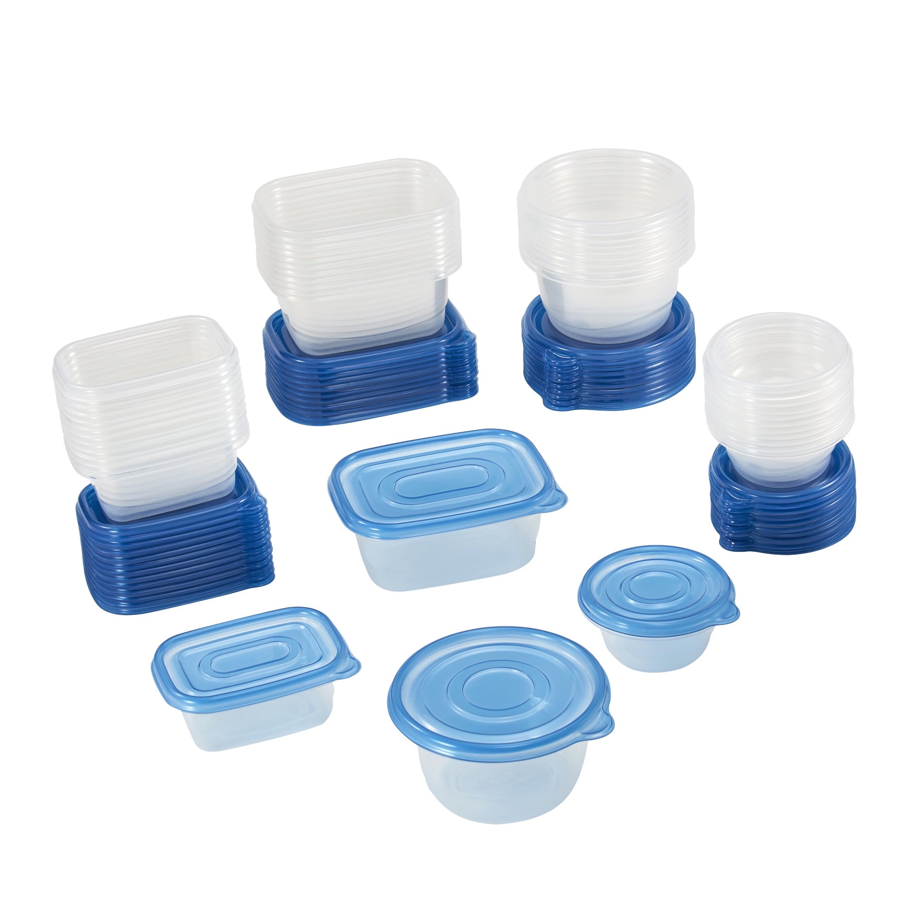 Whimsical Doughnut 92pc Plastic Food Storage Container set, Ideal Use for Refrigeration Storage and Organization,... - Squishy Dohnut Sweet Treat Shaped Stress Toy Detail