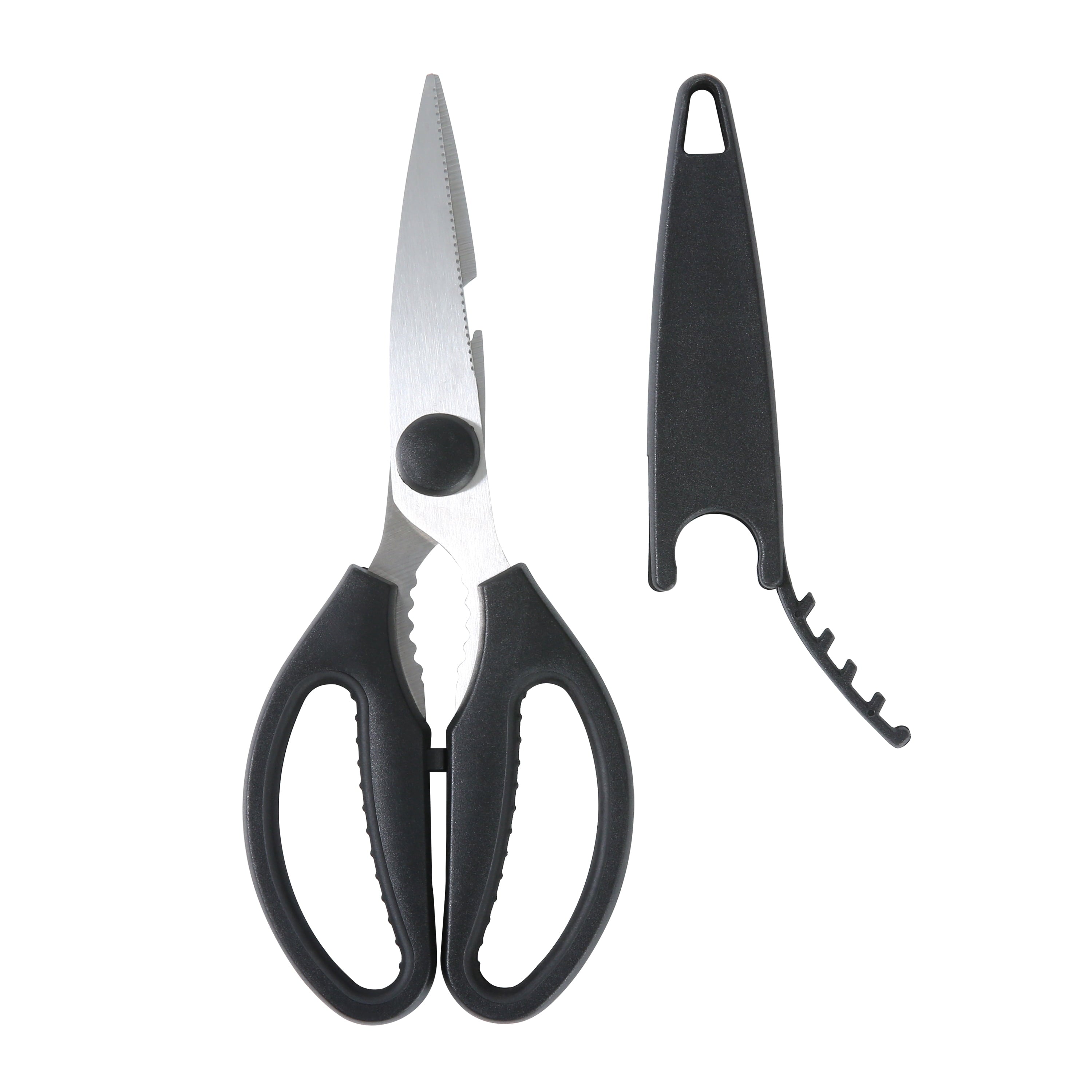 Ergonomic Manual Stainless Steel Multi-Purpose 8.6in Kitchen Shears - Innovative Kitchen Helper for Modern Cooking Detail