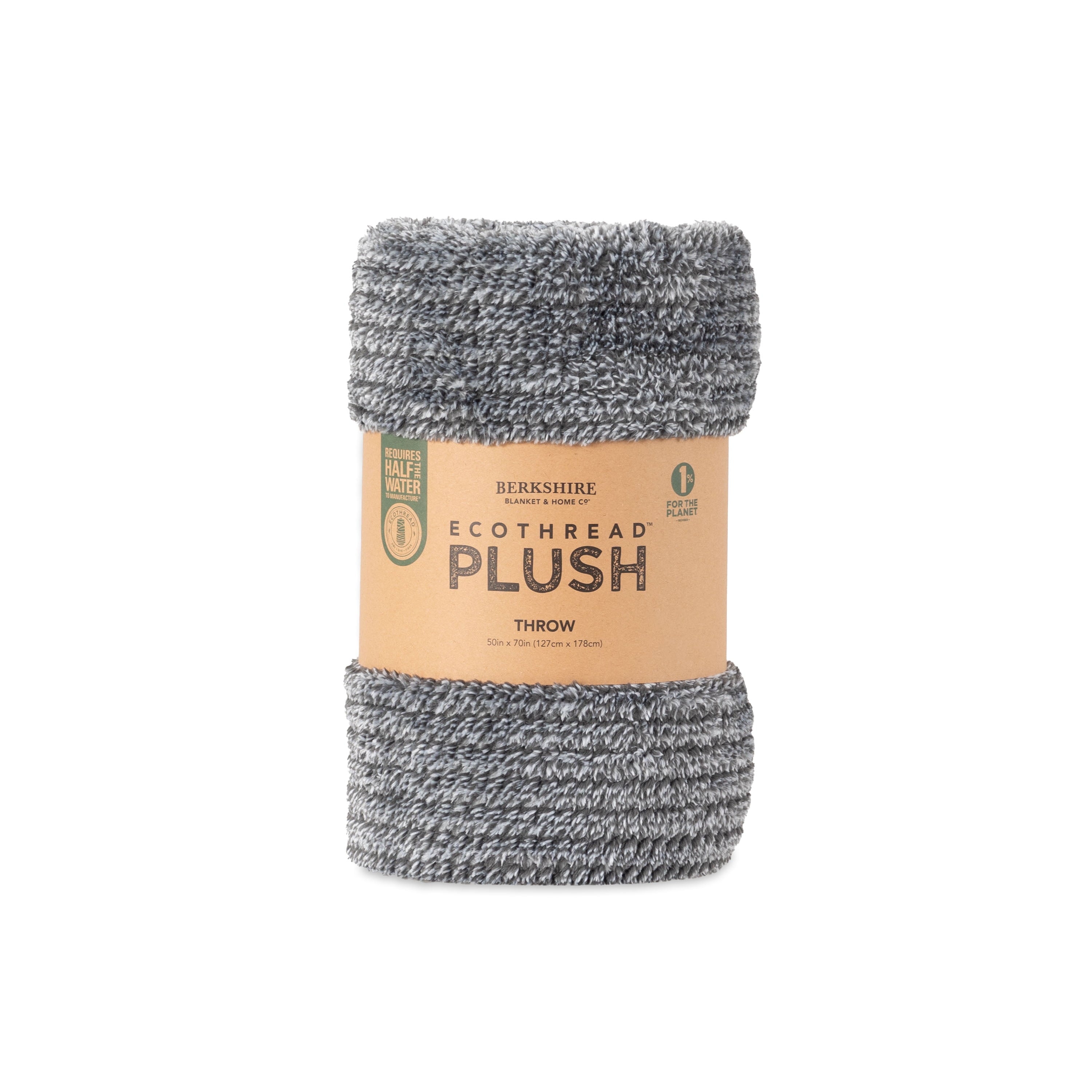 Lightweight Warm Plush Textured Heathered Soft Oversized Throw Blanket, Gray - Lightweight Plush Warm Blanket for All Seasons Detail