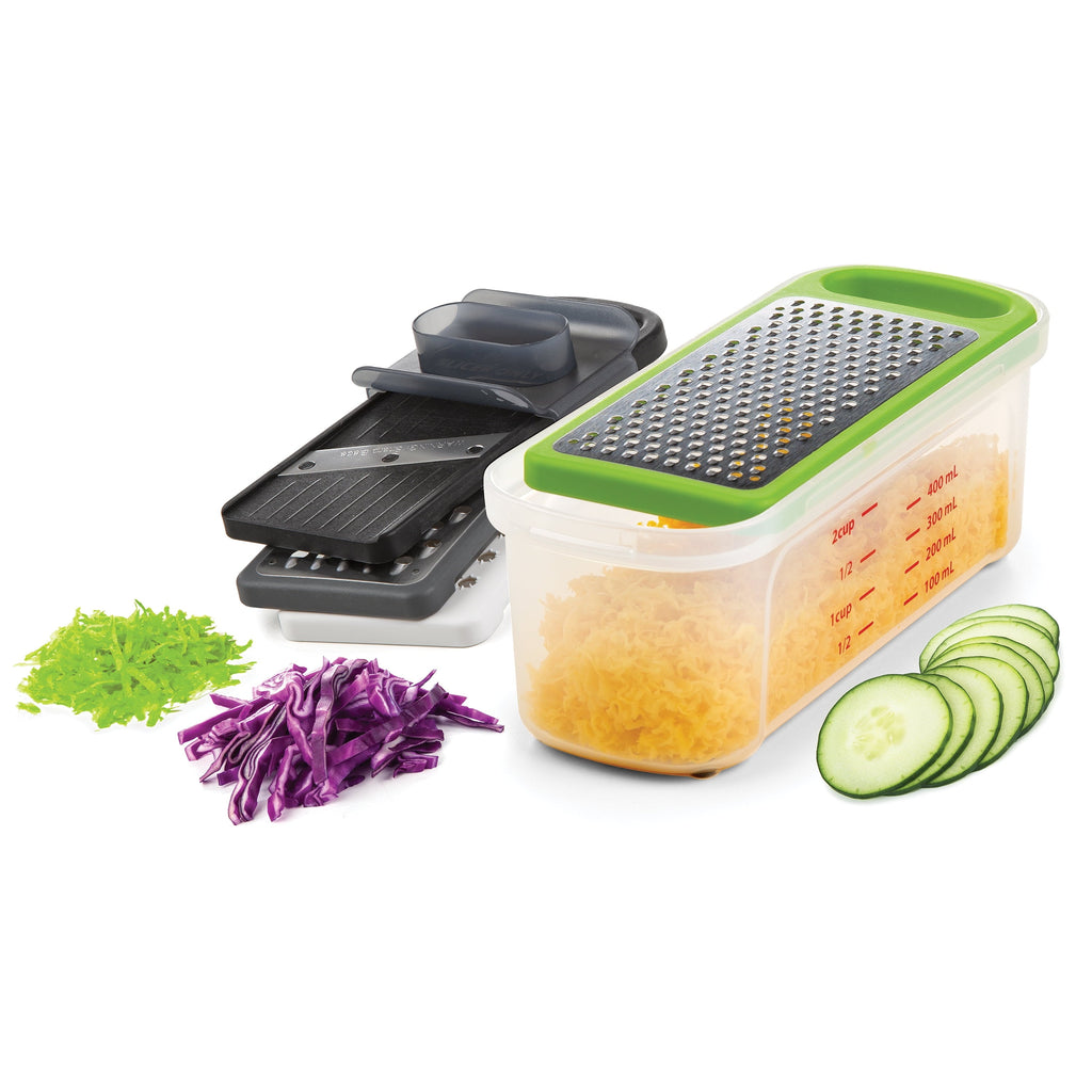 Innovative Compact Grate & Slice Set - Innovative Kitchen Helper for Modern Cooking Detail
