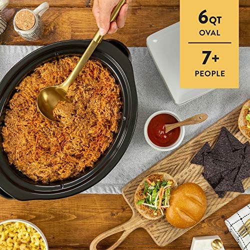Triple-Insulated Crock-Pot MyTime 6 Quart Programmable Slow Cooker S08D - Digital Crock Pot Slow Cooker for Family Meals Detail