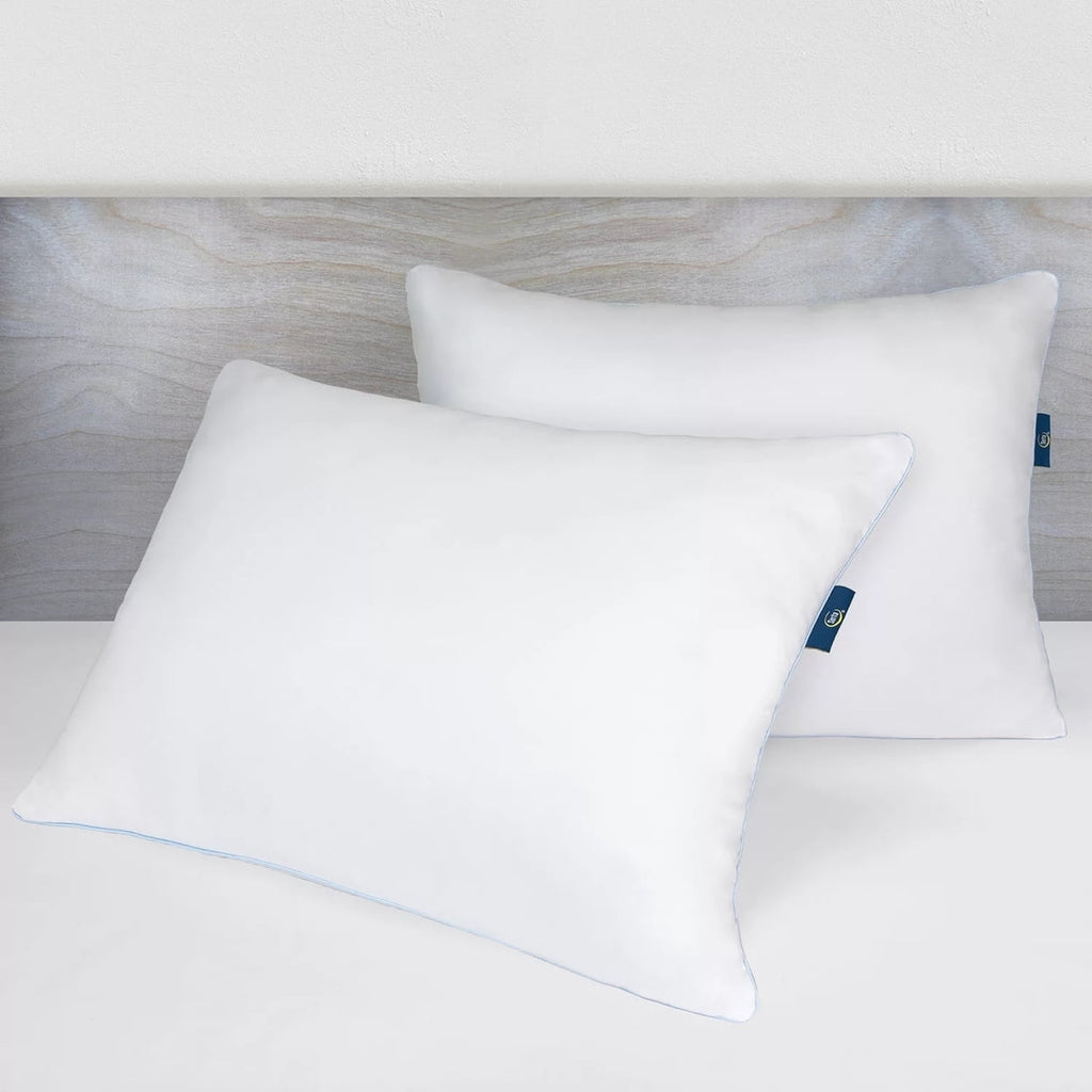 Ergonomic Memory Foam Comfy Sleep Eco-Friendly Bed Pillow Standard/Queen (2 Pk) - Ergonomic Memory Foam Pillow for Neck Pain Support Detail