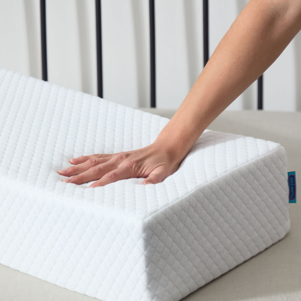 Ergonomic Memory Foam Standard Pillow for Side Sleepers, Cooling Technology and Removable Cover - Orthopedic Shredded Foam Bed Pillow Set Detail