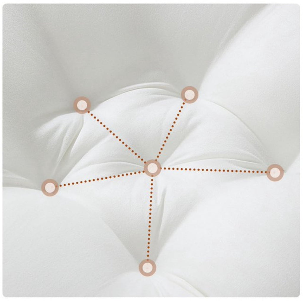 Hotel Collection Happon Soft Breathable Cotton Bed Pillows - Washable - Ergonomic Memory Foam Pillow for Neck Pain Support Detail