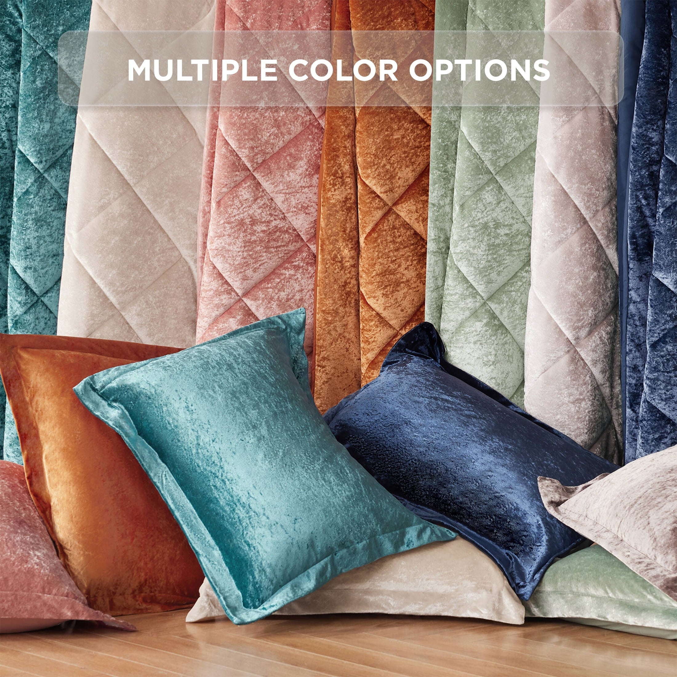 All-Season King/Cal King Size Comforter Sets, Velvet Bedding Comforter Set for All Seasons, Grey Bedding Set with Decor Pillow, ... - Luxurious Quilted Duvet Cover Set Detail