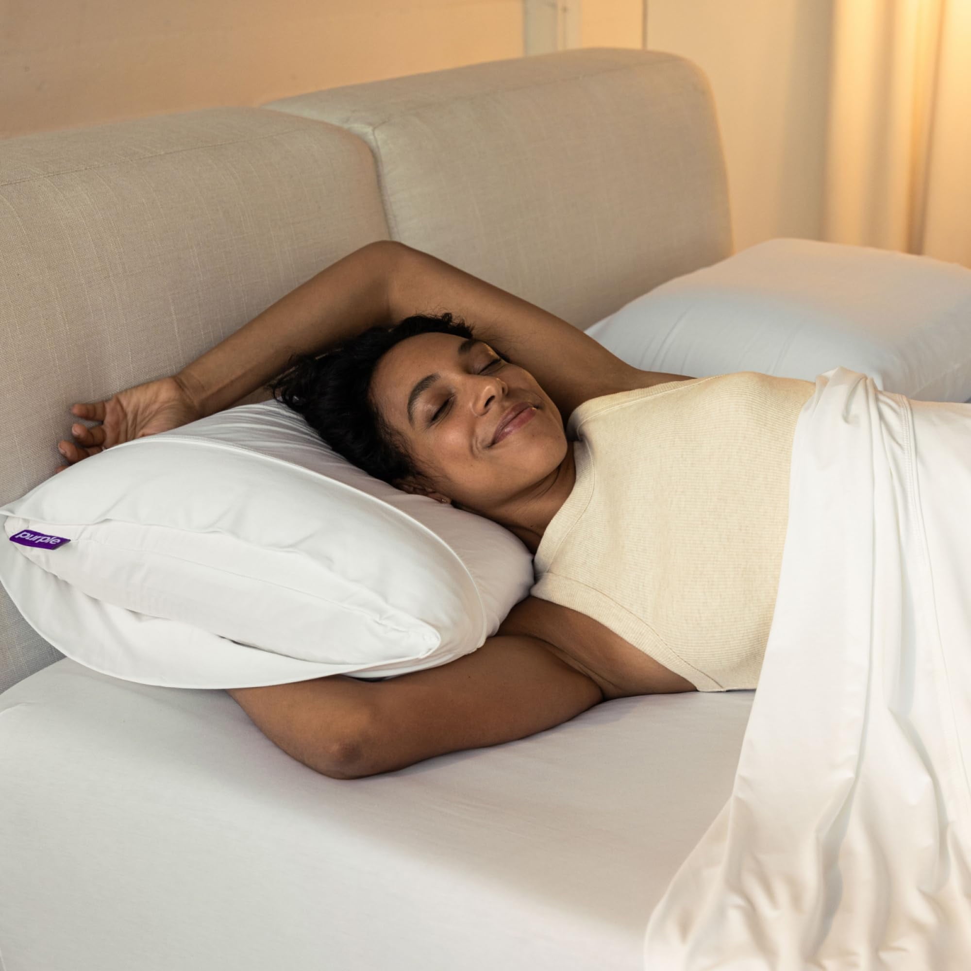 Orthopedic Support Harmony Pillow Standard, Tall - 360º Grid Hex Technology, Hypoallergenic - Ergonomic Memory Foam Pillow for Neck Pain Support Detail