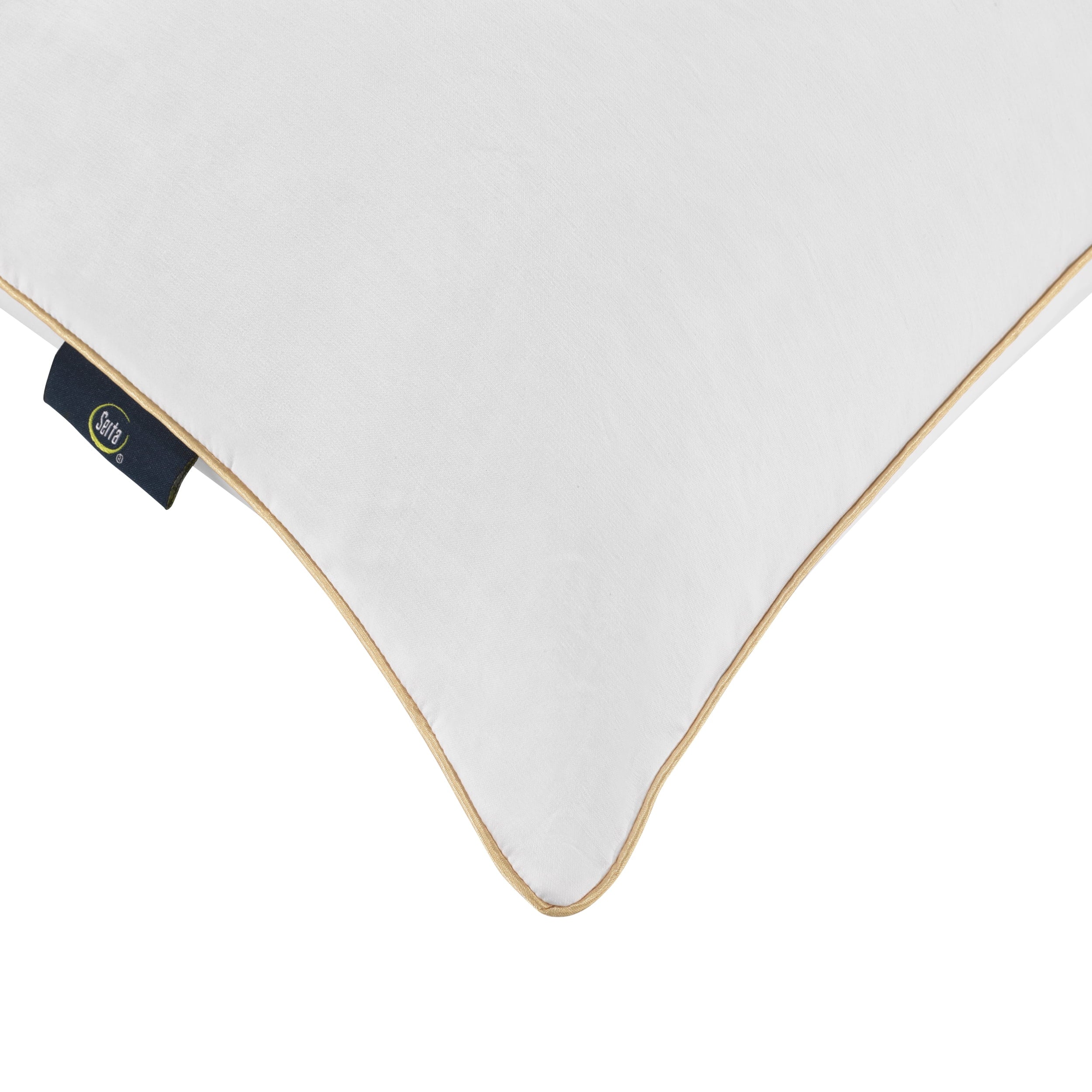 Decorative Plump pedic Bounce Back Standard/Queen Bed Pillow, Hypoallergenic Fill - Hotel Quality Plush Sleeping Pillows Detail