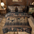 Hypoallergenic Cloud 7 Piece Camo Mallard Duck Comforter Set With Sheets Men Rustic Farmhouse Cabin Bed In A Bag Full,Hunting Woodland Duc... - Luxurious Quilted Duvet Cover Set - Default Title