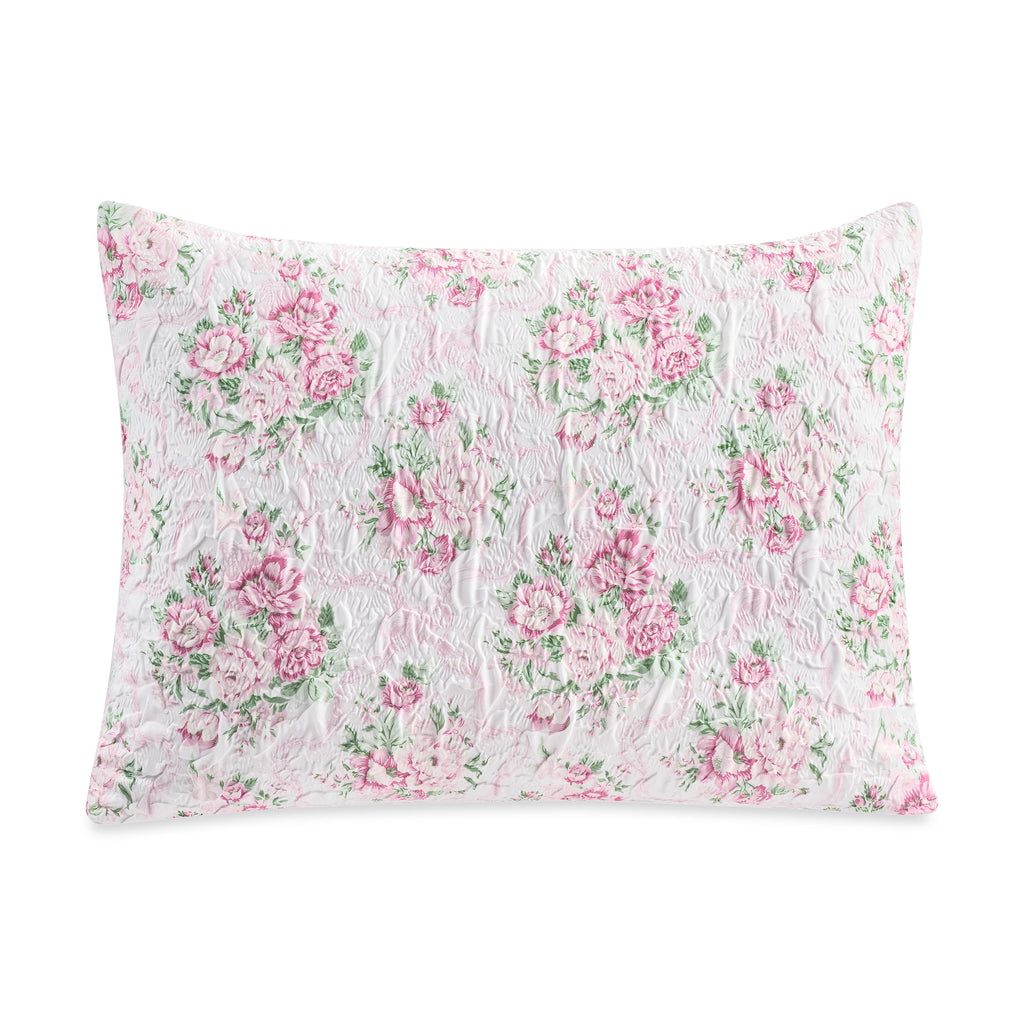 Heavyweight Warmth 2-Piece Coquette Floral Pink Comforter Set, Twin/Twin XL - All-Season Down Alternative Comforter Insert Detail