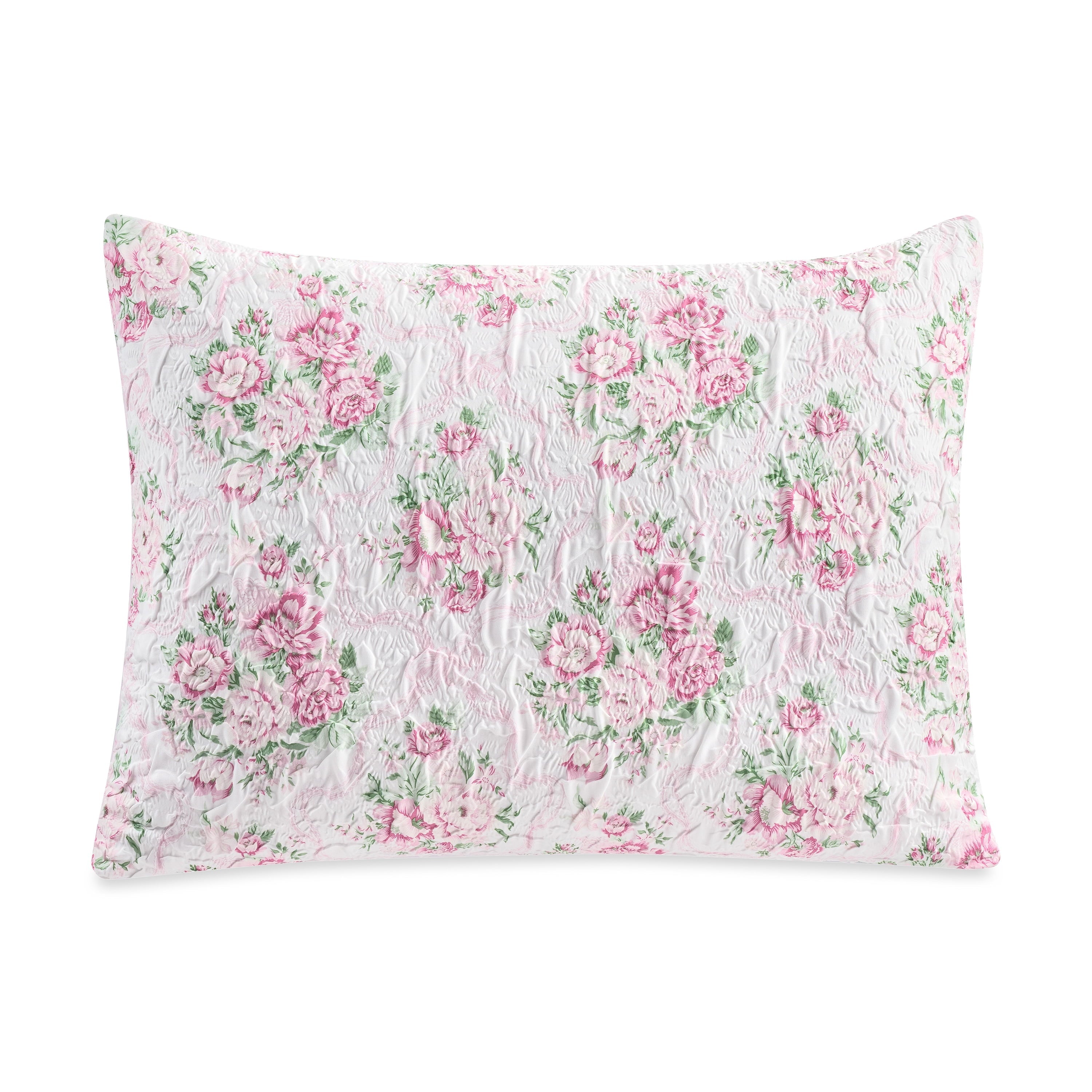 Heavyweight Warmth 2-Piece Coquette Floral Pink Comforter Set, Twin/Twin XL - All-Season Down Alternative Comforter Insert Detail