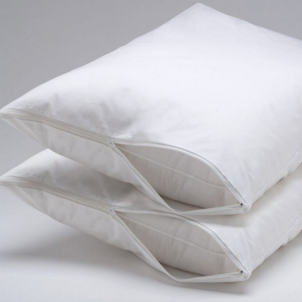 Ergonomic Memory Foam 2-Pack Hypoallergenic Down-Alternative, Throw Pillow Inserts (20" x 20") - Orthopedic Shredded Foam Bed Pillow Set Detail