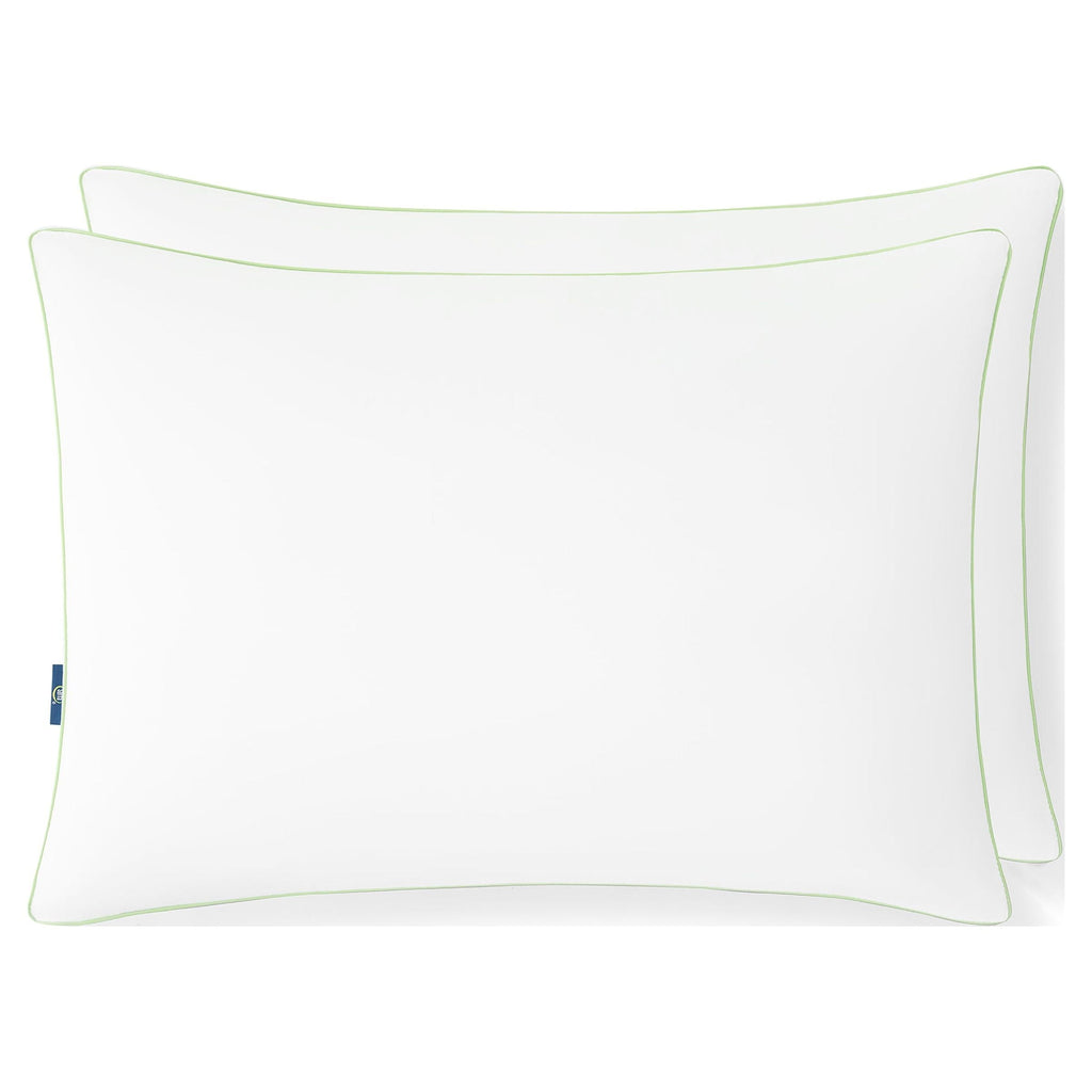 Hotel Collection Firm Bed Pillow, Standard/Queen, 2 Pack - Ergonomic Memory Foam Pillow for Neck Pain Support Detail