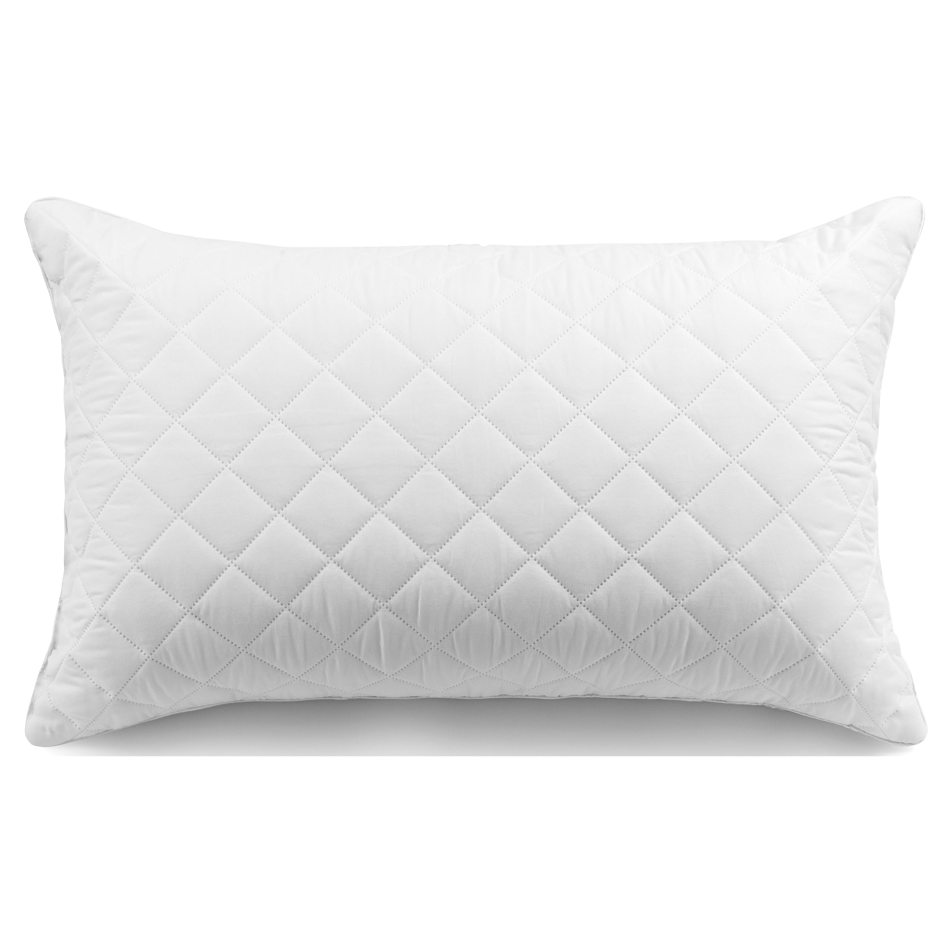 Ergonomic Memory Foam Memory Foam Cluster Bed Pillow, Standard/Queen, 2 Pack - Orthopedic Shredded Foam Bed Pillow Set Detail