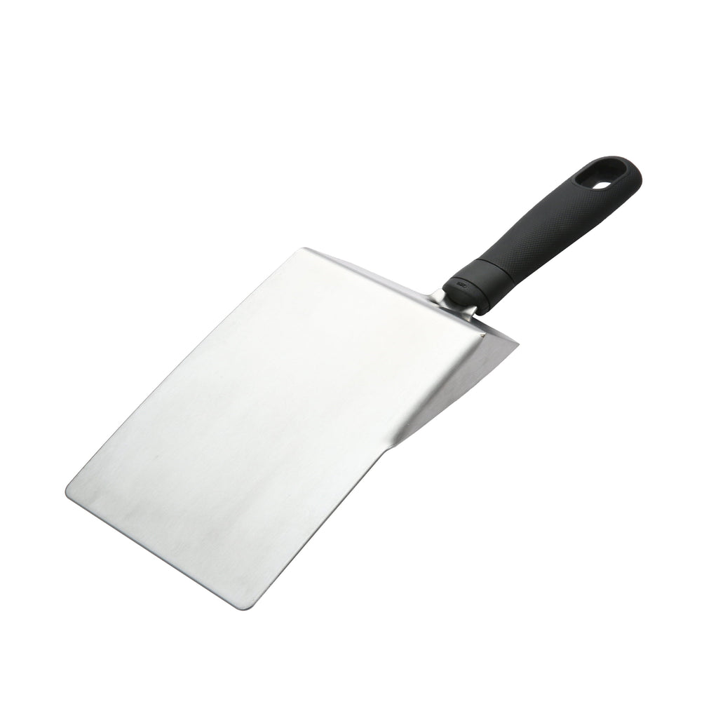 Chef-Quality Dishwasher safe 11.81 in Stainless Steel Kitchen Spatula - Multi-Purpose Hand Tool for Daily Meal Prep Detail