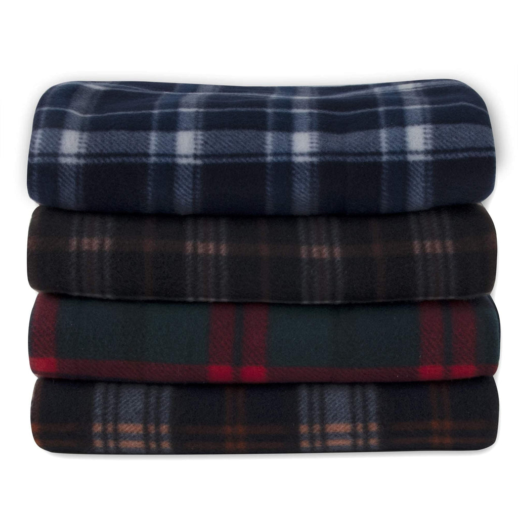 Lightweight Warm Single Plaid Color 60"L x 50"W Fleece Throw Blanket for Fall, Winter, Spring, Summer, Men, Women, Children & Pets in ... - Lightweight Plush Warm Blanket for All Seasons Detail