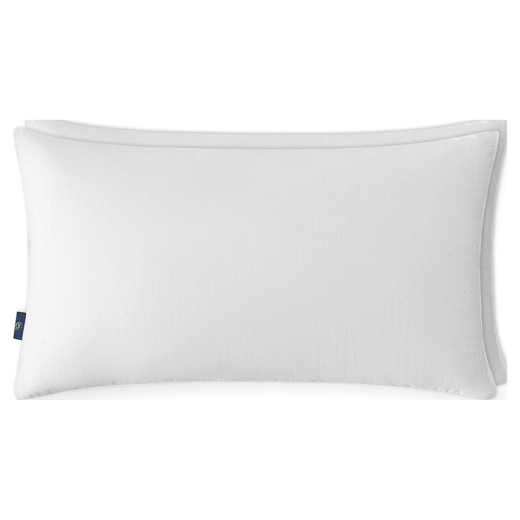 Decorative Plump Won't Go Flat Bed Pillow, King, 2 Pack - Hotel Quality Plush Sleeping Pillows Detail
