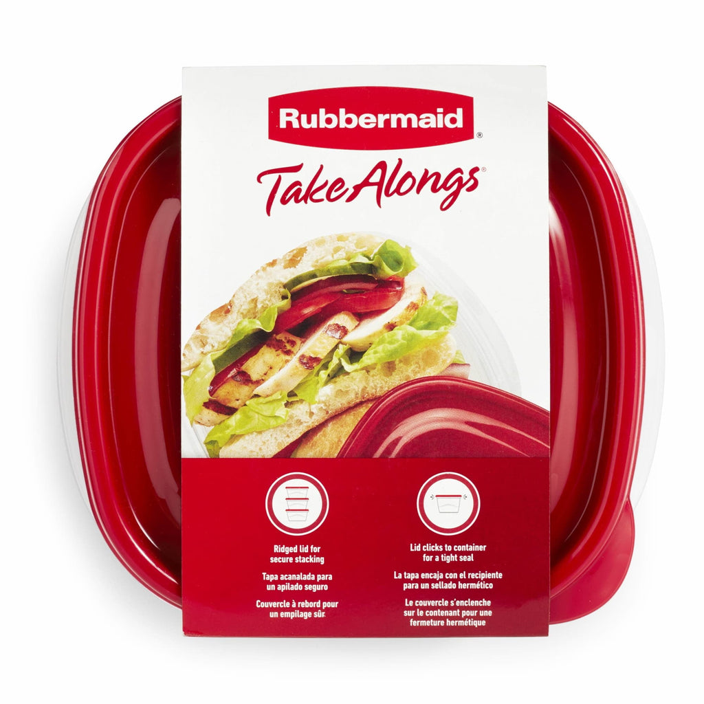 Whimsical Doughnut 2.9-Cup Square Food Storage Containers, Ruby Red, 4 Pack - Squishy Dohnut Sweet Treat Shaped Stress Toy Detail