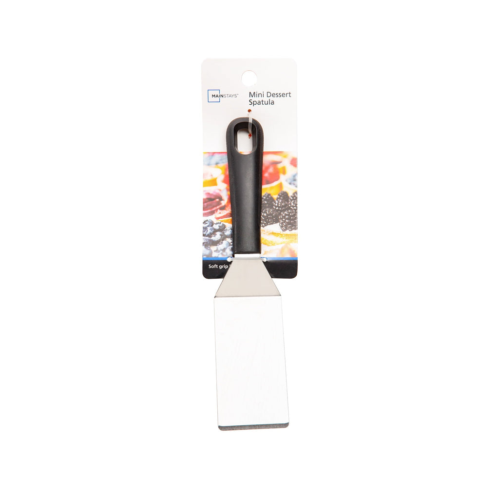 Chef-Quality Stainless Steel Mini Dessert Spatula with Softgrip Handle for Serving Pancakes or Desserts - Professional Kitchen Tool for Culinary Enthusiasts Detail
