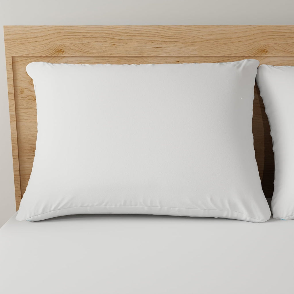 Fluffy Shredded Allergy Relief Bed Pillows, Standard/Queen - Firm Support, Back and Side Sleeper (2 Count) - Ergonomic Memory Foam Pillow for Neck Pain Support Detail