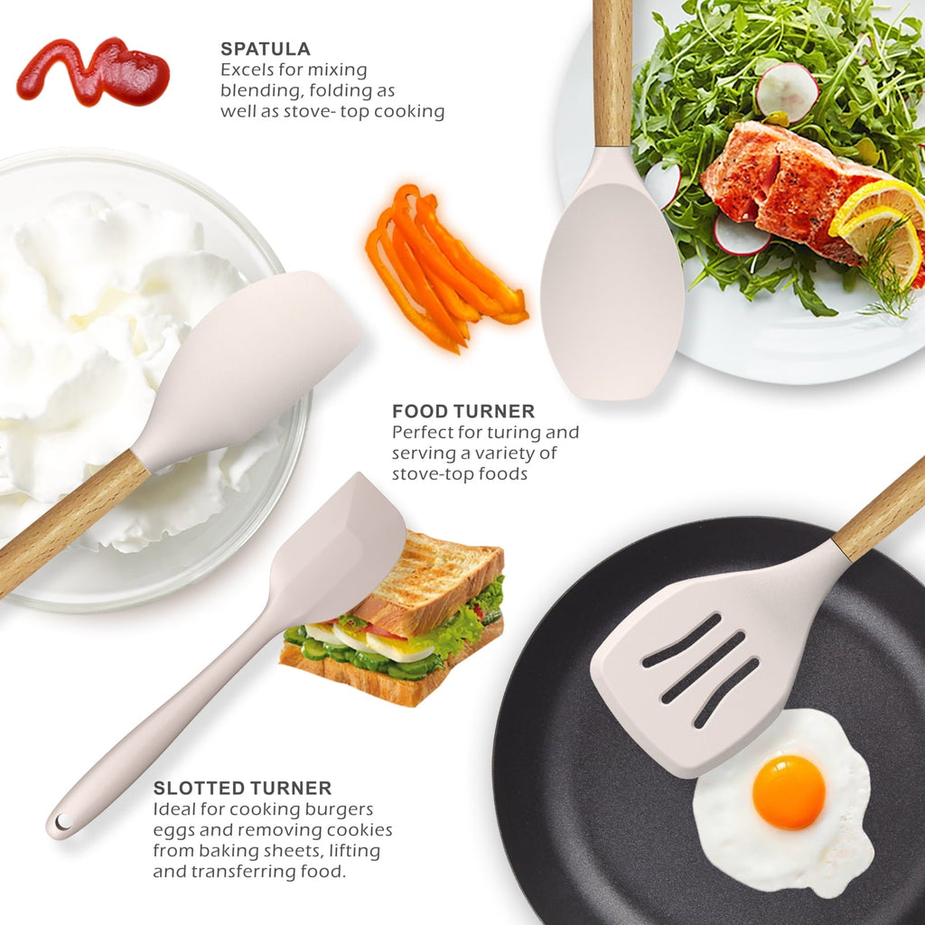 Professional Grade Silicone Cooking Utensils Set - 446°F Heat Resistant Silicone Kitchen Utensils for Cooking,Kitchen Utensil Spatula Se... - Heavy Duty Stainless Steel Kitchen Shears Detail