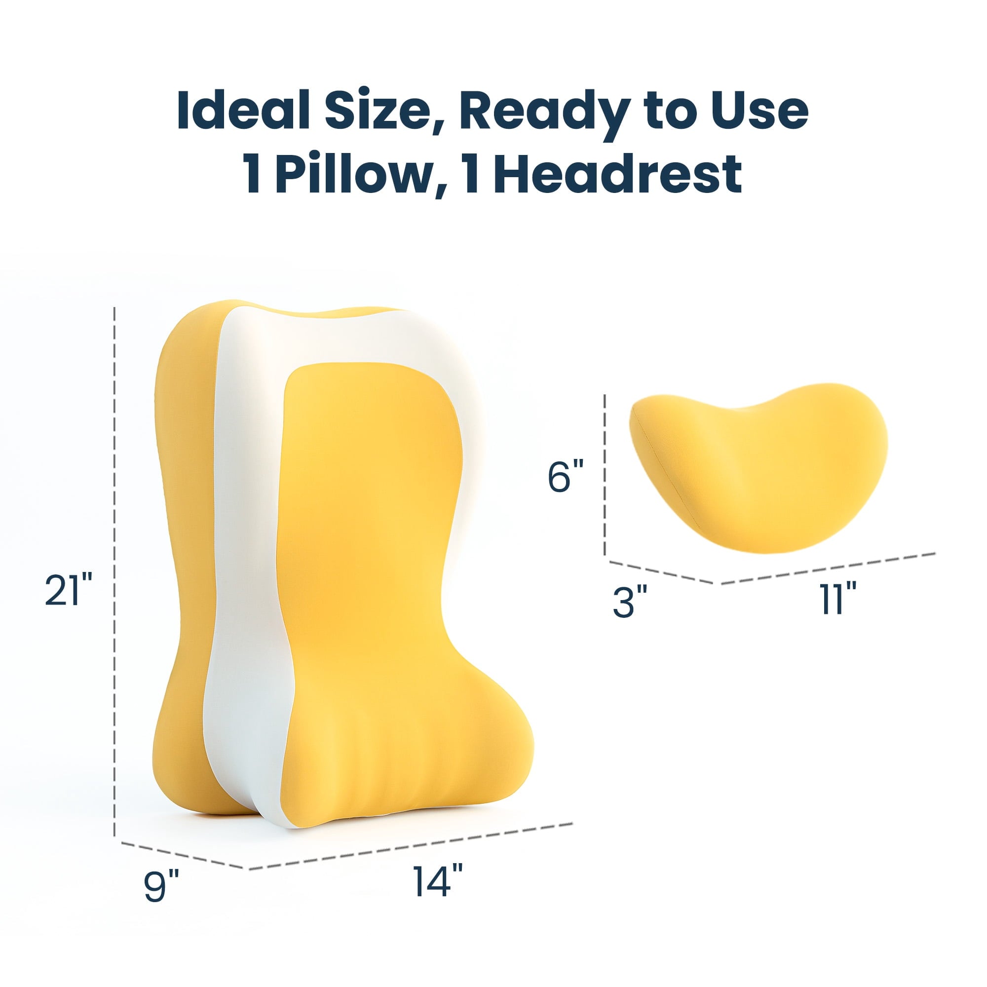 Fluffy Shredded Memory Foam Reading Pillow, Multi-Position Support Bed Pillow for Petite Adults, Reading Tools, Fun Couple Pillows Pr... - Ergonomic Memory Foam Pillow for Neck Pain Support Detail