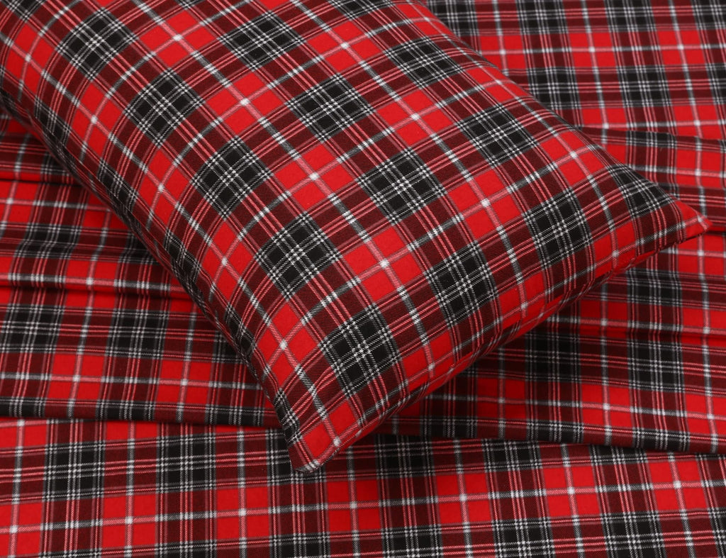 Cooling Sateen Flannel Sheets Queen Size - 100% Cotton Double Brushed Bed Sheets, Deep Pockets 16 Inches Queen Sheet Set, All Season... - Cooling Hotel Quality Bedding Sheets and Pillowcases Detail