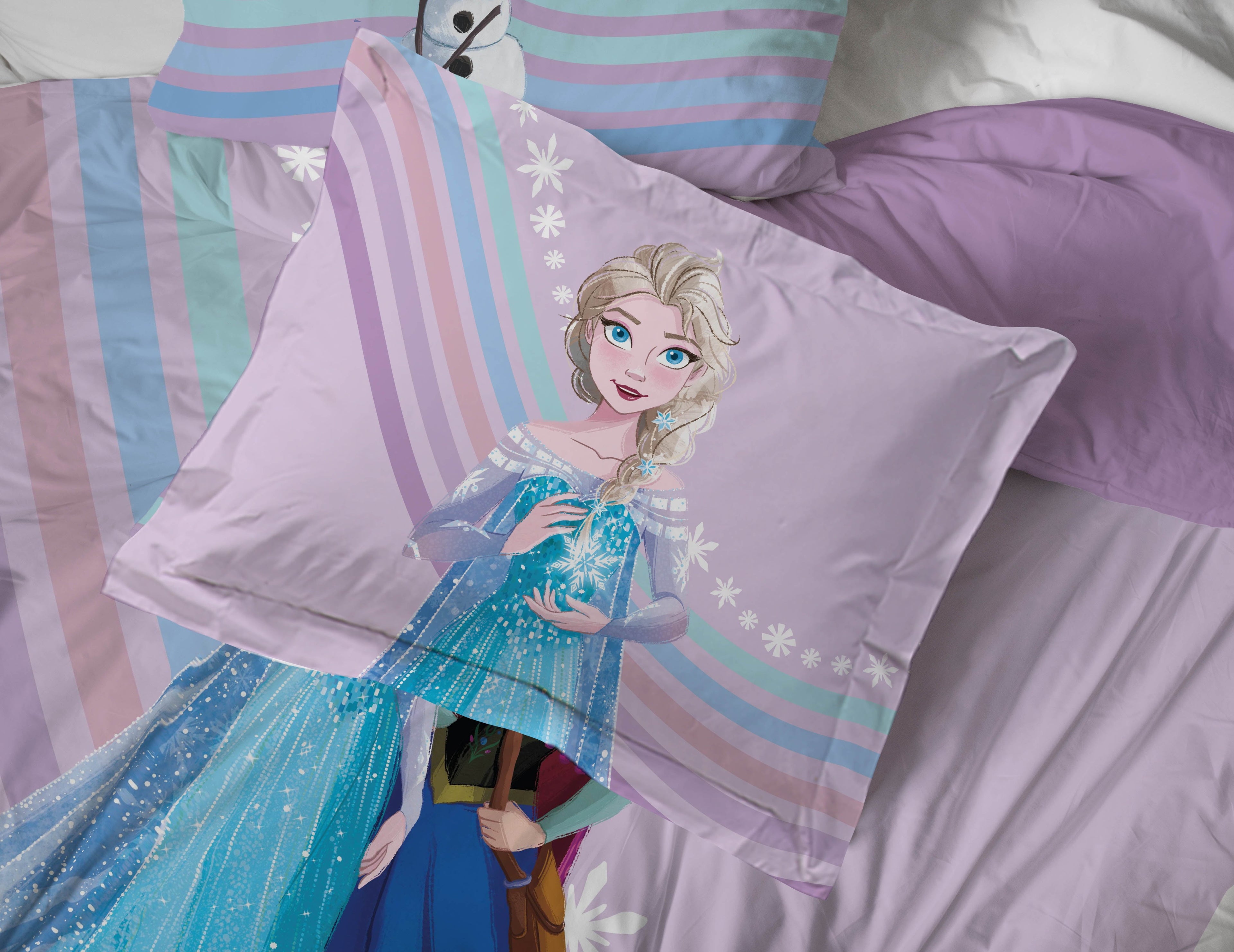 All-Season The Poet Inside 5 Piece Twin Size Kids Comforter Set wth Sham - Super Soft Elsa Bed Set for Kids - Hypoallergenic Ultra-Fluffy Quilt for Winter Detail